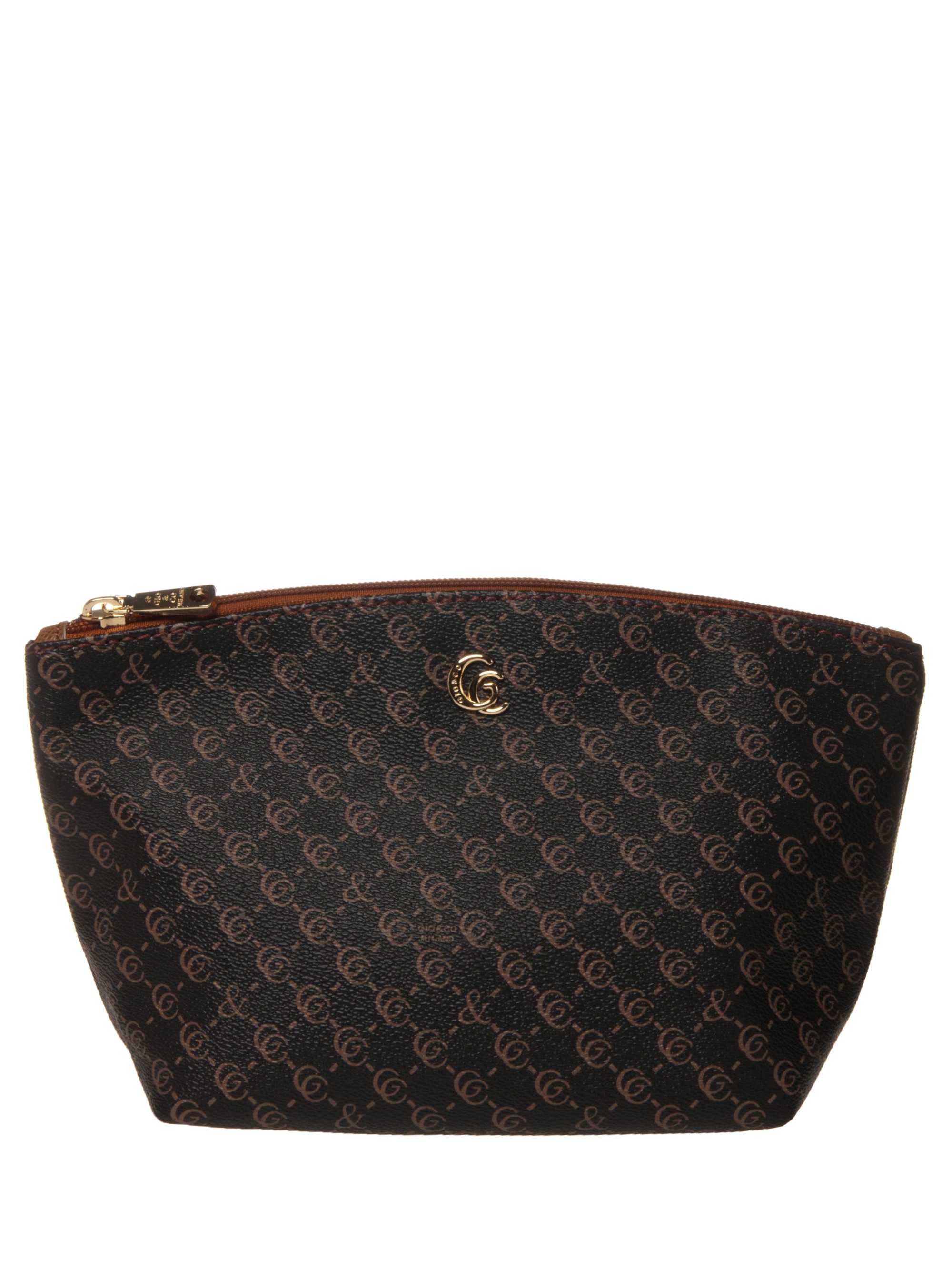 

Косметичка женская GIO&CO 05gc каштановая, 25х10х15 см, 05gc