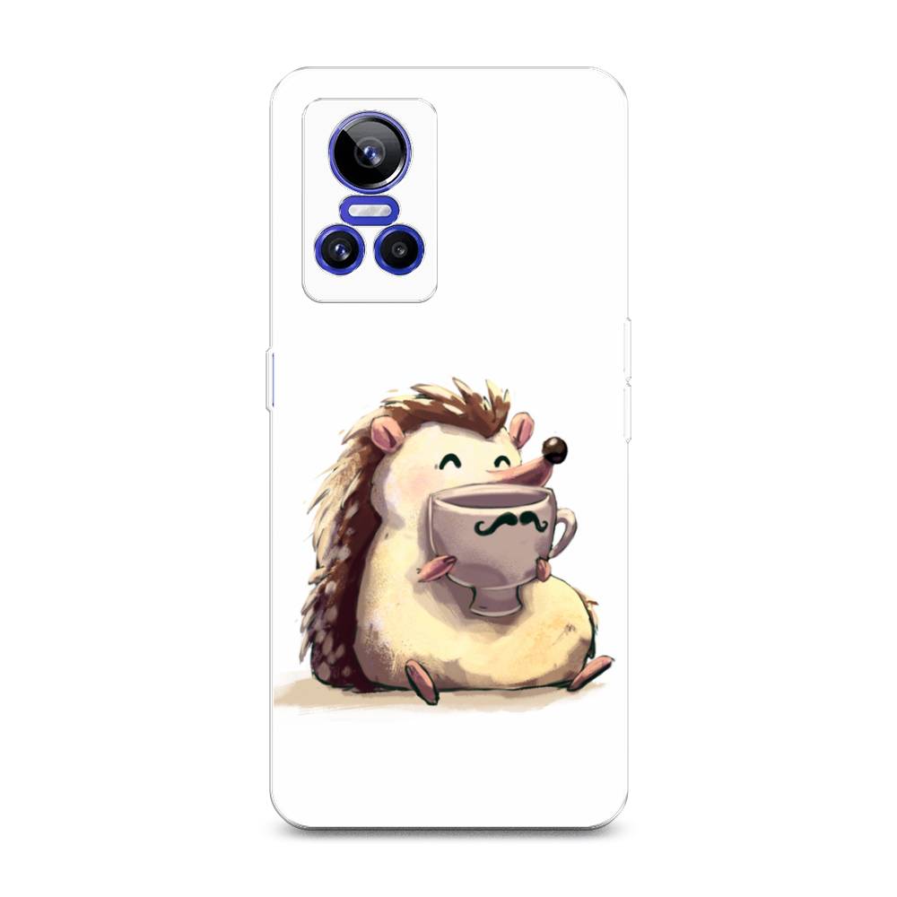 

Чехол Awog на Realme GT Neo 3 "Еж кофеман", Разноцветный, 259050-10