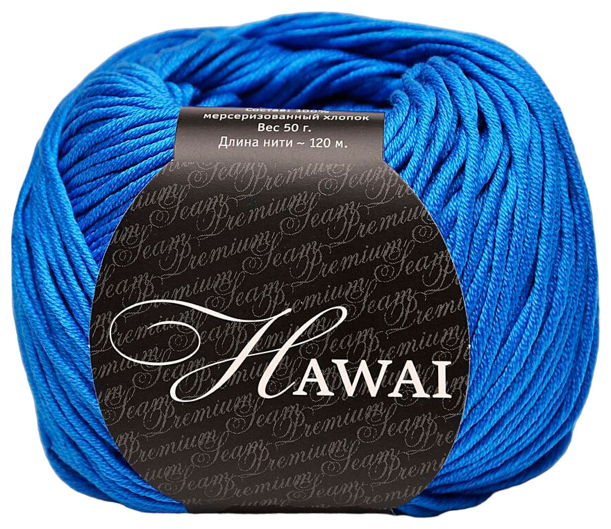 

Пряжа SEAM HAWAI (995), мадонна, 5 шт. по 50 г, Синий
