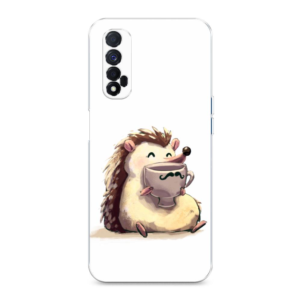 

Чехол Awog на Realme Narzo 30 4G "Еж кофеман", Разноцветный, 257650-10