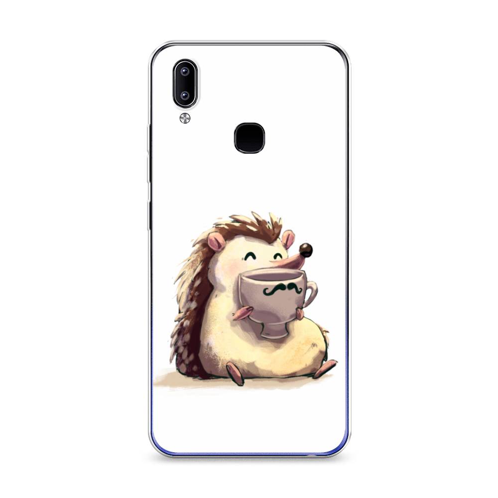

Чехол Awog на Realme Q3 "Еж кофеман", Разноцветный, 256450-10