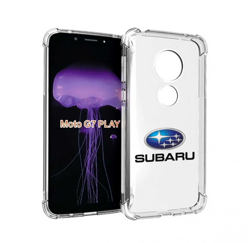 

Чехол MyPads subaru-4 мужской для Motorola Moto G7 Play, Прозрачный, Tocco