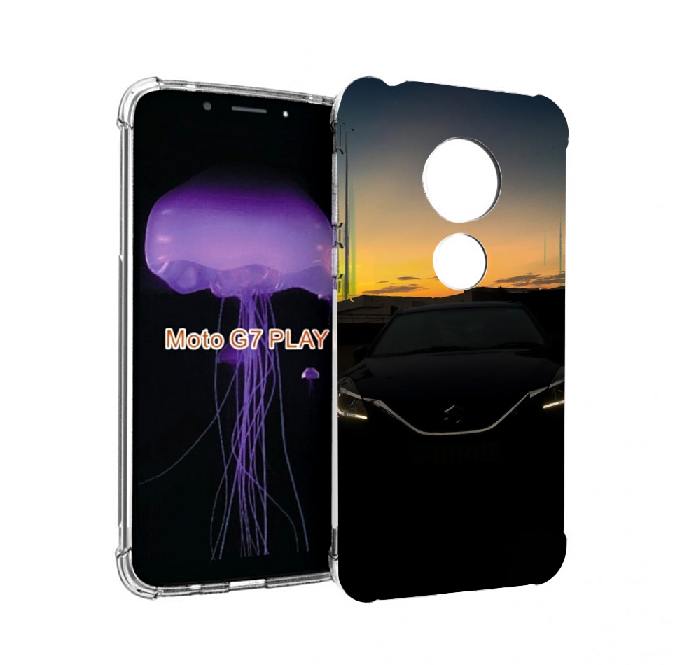

Чехол MyPads suzuki 2 мужской для Motorola Moto G7 Play, Прозрачный, Tocco