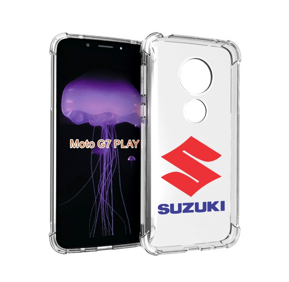 

Чехол MyPads suzuki-3 мужской для Motorola Moto G7 Play, Прозрачный, Tocco
