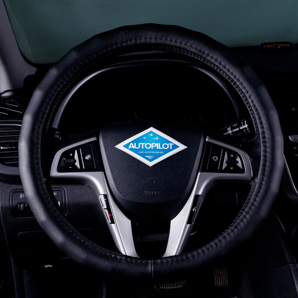 

Оплетка на руль Автопилот Honda-1039-BLW-008001 Хонда Шатл (2019-2024) универсал 5 дверей, Черный