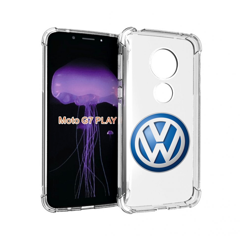 

Чехол MyPads volkswagen мужской для Motorola Moto G7 Play, Прозрачный, Tocco