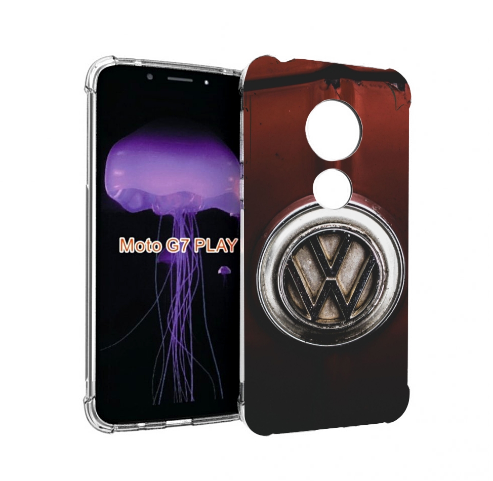 

Чехол MyPads volkswagen 1 мужской для Motorola Moto G7 Play, Прозрачный, Tocco