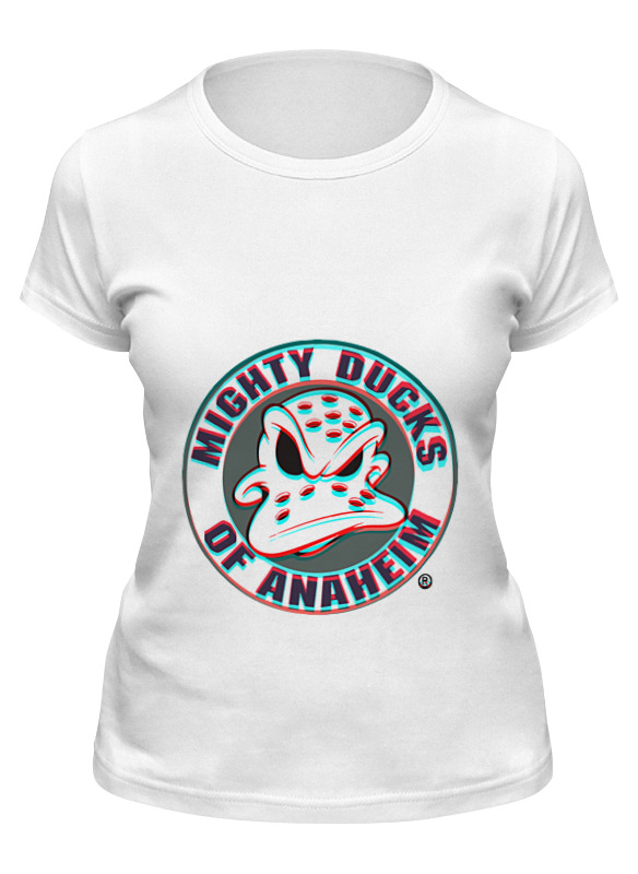 

Футболка женская Printio Anaheim ducks белая XL, Белый, Anaheim ducks