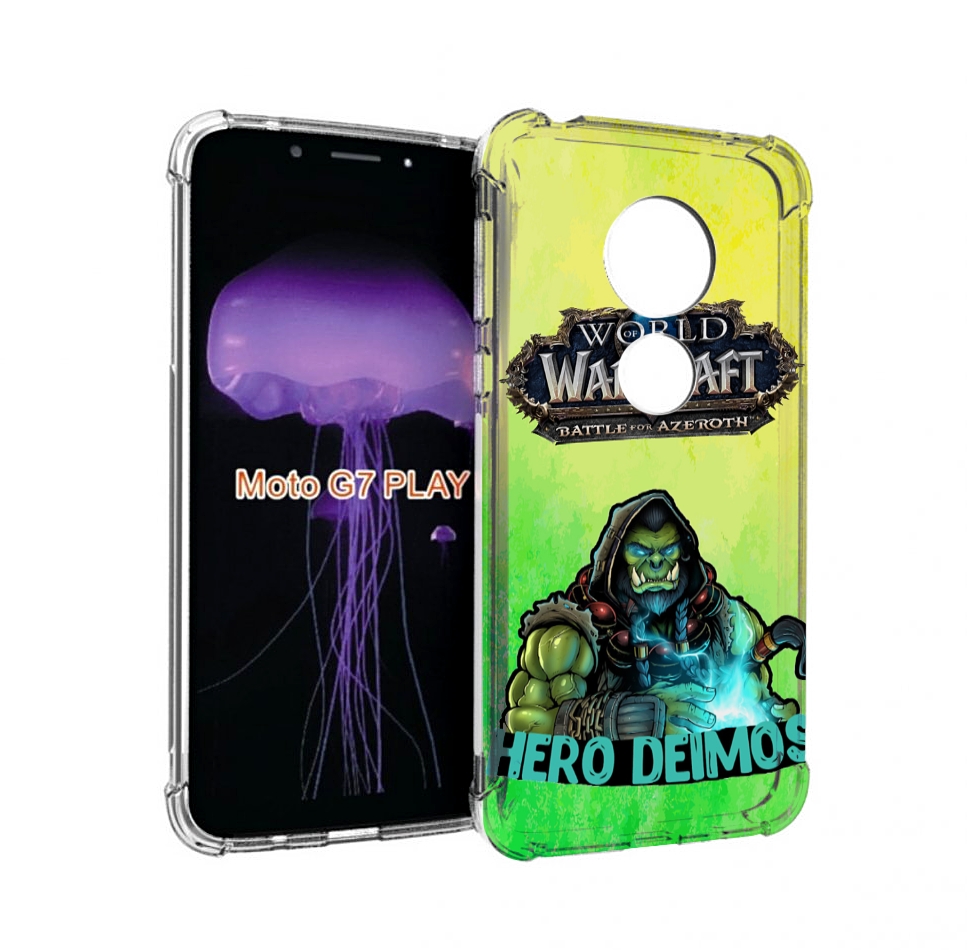 

Чехол MyPads world-of-warcraft мужской для Motorola Moto G7 Play, Прозрачный, Tocco