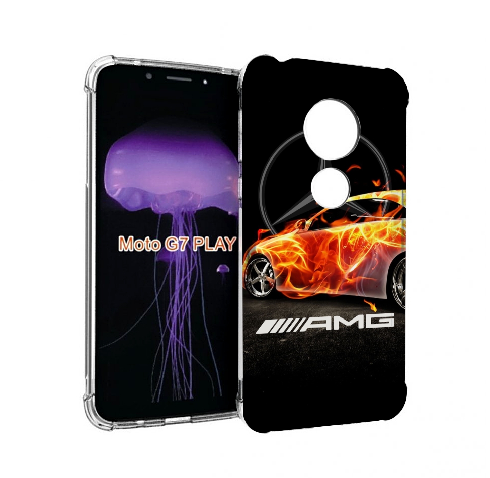 

Чехол MyPads АМГ мужской для Motorola Moto G7 Play, Прозрачный, Tocco