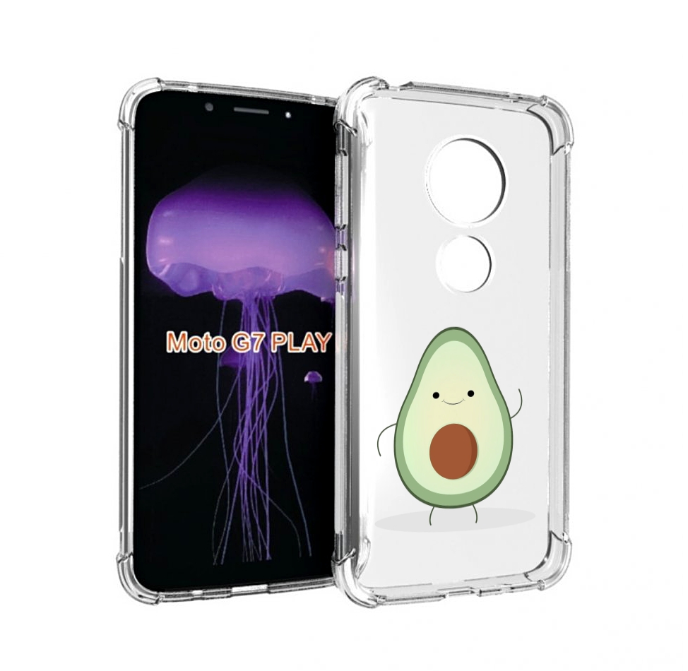 

Чехол MyPads Авокадик для Motorola Moto G7 Play, Прозрачный, Tocco