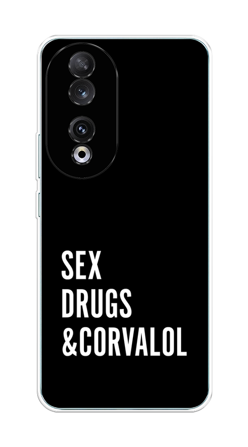 

Чехол на Honor 90 "Corvalol", Черный;серый;белый, 6121450-1