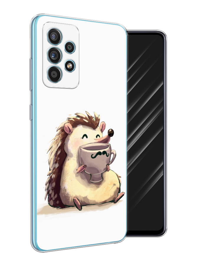 

Чехол Awog на Samsung Galaxy A52s / Самсунг A52s "Еж кофеман", Разноцветный, 2106550-10