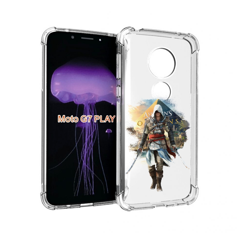 

Чехол MyPads Ассасин для Motorola Moto G7 Play, Прозрачный, Tocco