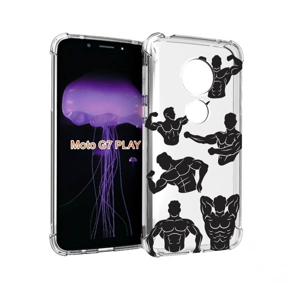 

Чехол MyPads Атлет мужской для Motorola Moto G7 Play, Прозрачный, Tocco