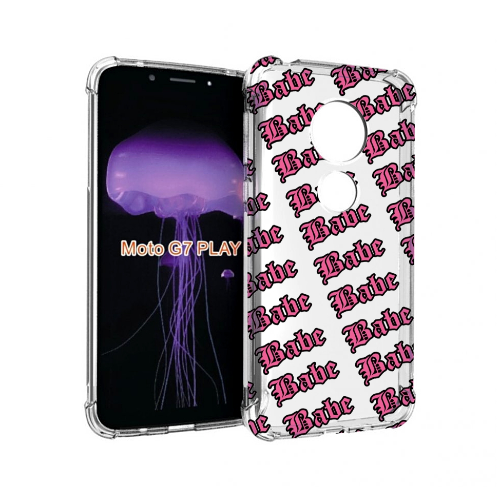 

Чехол MyPads Бабе для Motorola Moto G7 Play, Прозрачный, Tocco