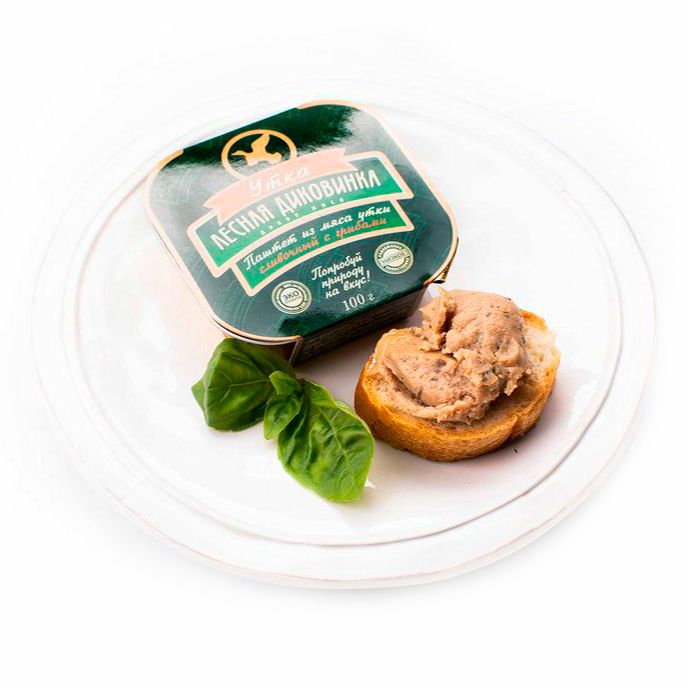 Паштет утиный Лесная диковинка с грибами 100 г