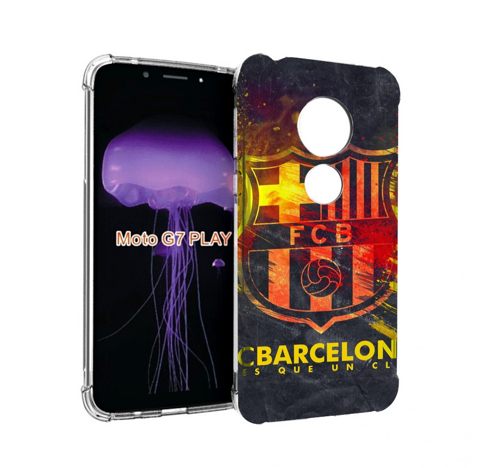 

Чехол MyPads Барселона мужской для Motorola Moto G7 Play, Прозрачный, Tocco