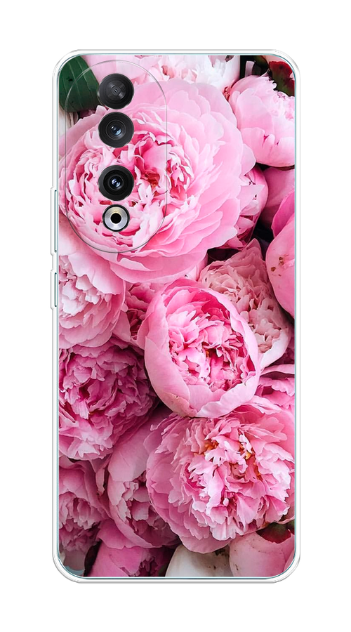 

Чехол на Honor 90 "Розовые пионы", Бежевый;розовый, 6121450-1