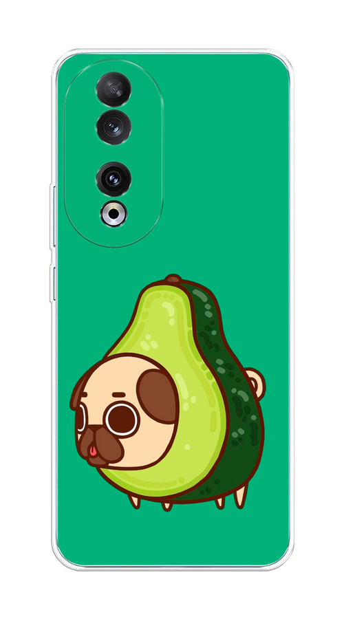 

Чехол на Honor 90 "Мопс авокадик", Зеленый, 6121450-1