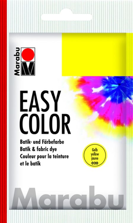 

Краситель для ткани Marabu Easy Color, цвет: 020 желтый, 25 г