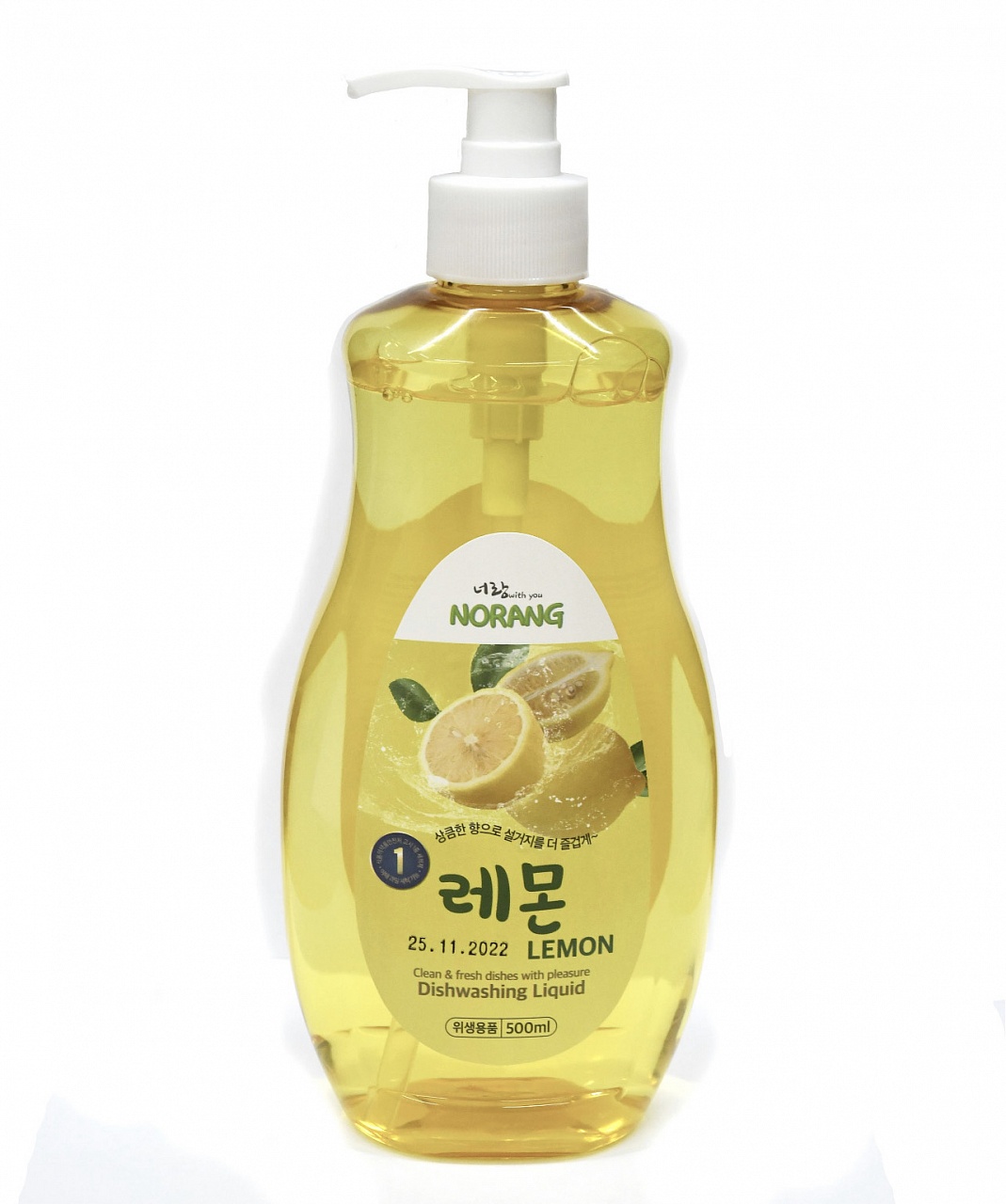 Средство для мытья посуды Norang с ароматом лимона Dishwashing Liquid Lemon 500мл