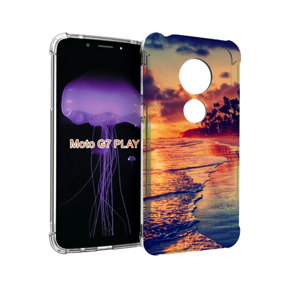 

Чехол MyPads Берег для Motorola Moto G7 Play, Прозрачный, Tocco