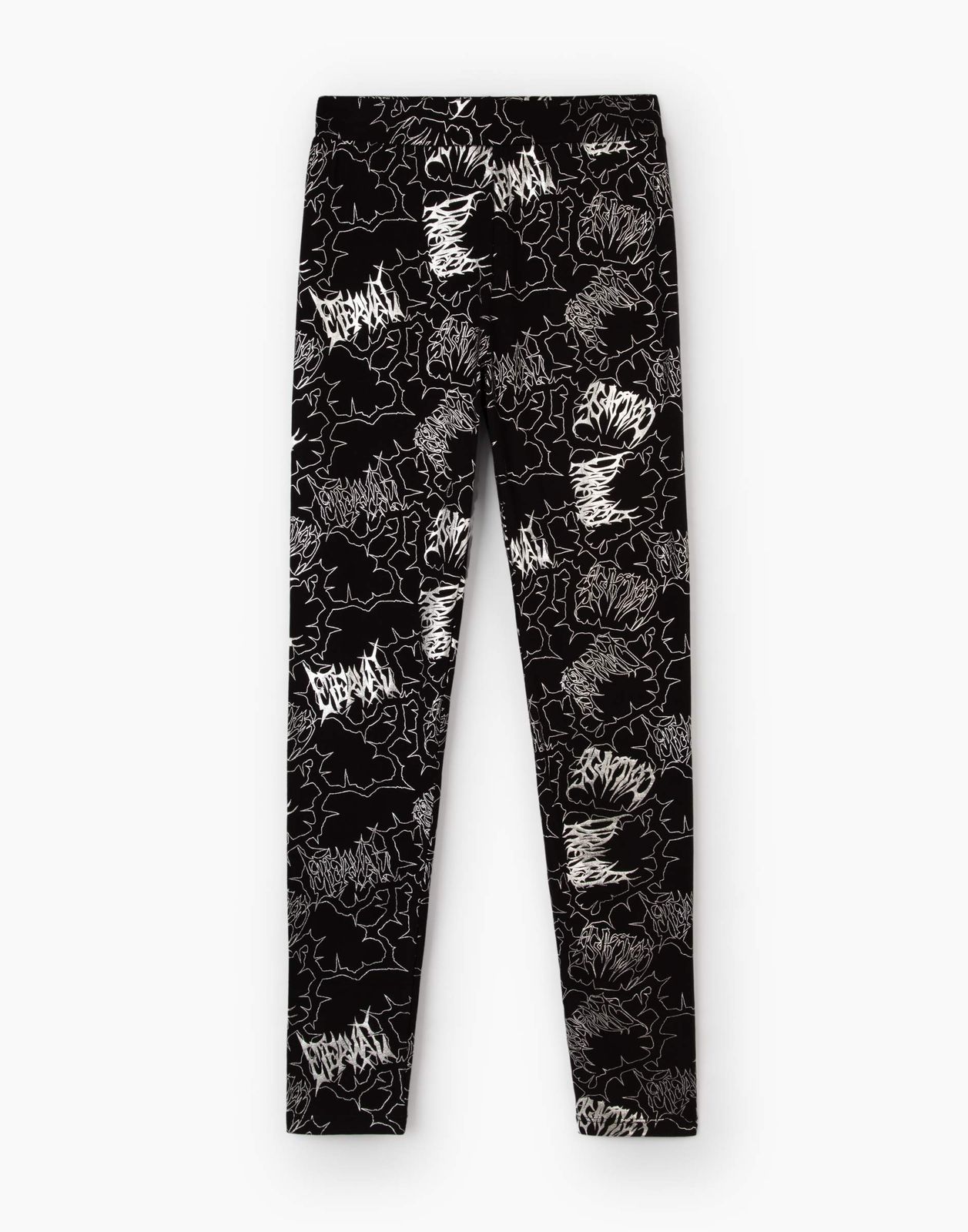 

Легинсы для девочки Gloria Jeans GLG000149 серебристый/черный 14+/170, GLG000149