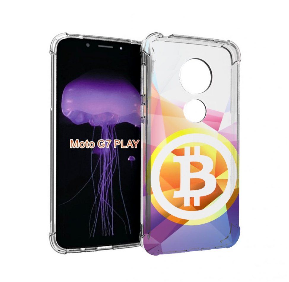 

Чехол MyPads Биткоин для Motorola Moto G7 Play, Прозрачный, Tocco