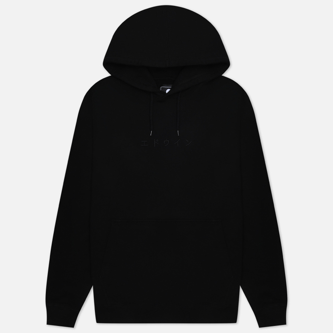 

Мужская толстовка Edwin Katakana Hoodie чёрный, Размер S, Черный, Katakana Hoodie