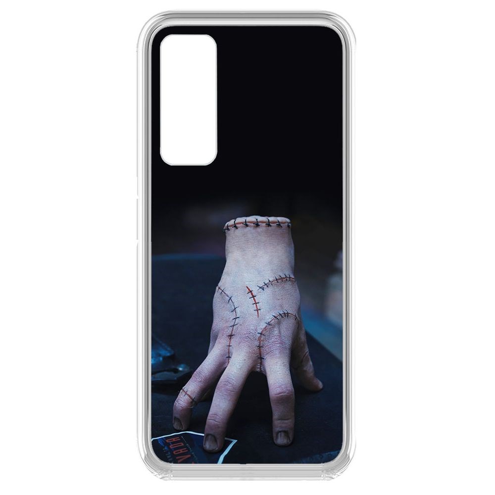 фото Чехол-накладка krutoff clear case уэнсдей аддамс - вещь для huawei p smart (2021)