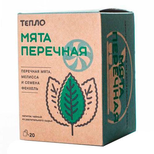 Чай травяной Тепло Мята перечная 1,5 г х 20 шт