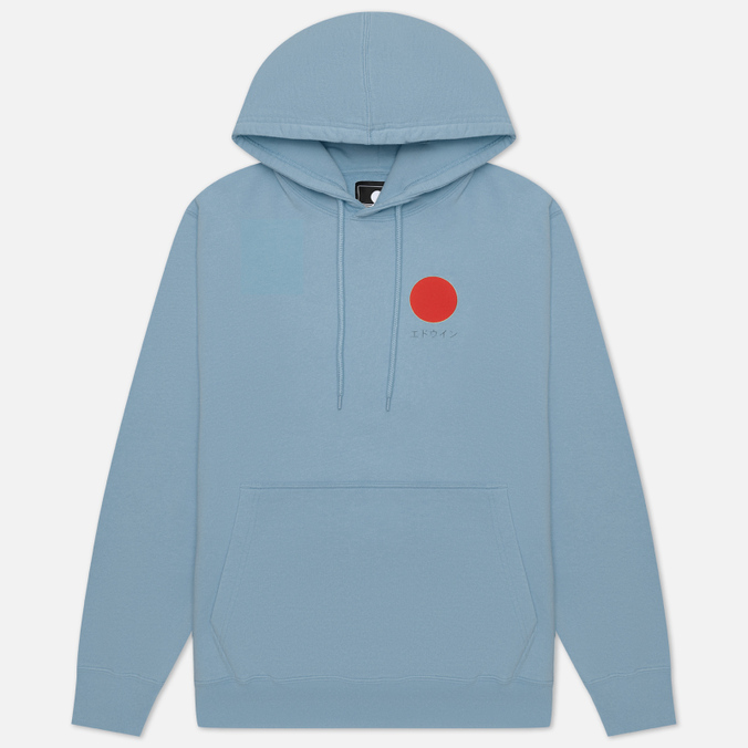 

Мужская толстовка Edwin Japanese Sun Hoodie голубой, Размер L, Japanese Sun Hoodie