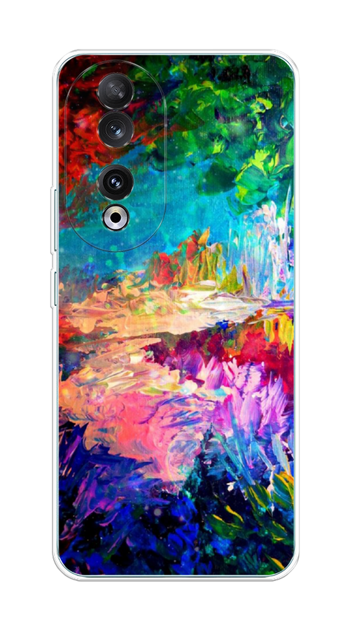 

Чехол на Honor 90 "Лес-гуашь", Синий;розовый;зеленый, 6121450-1