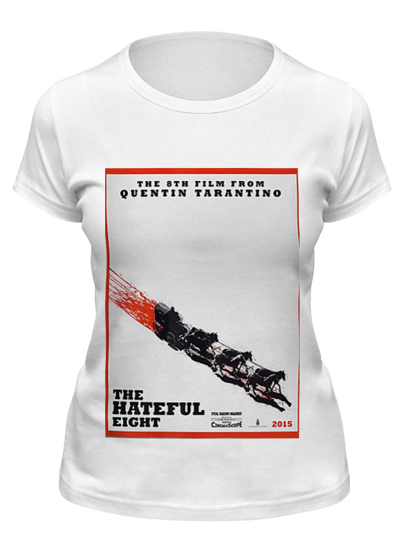 

Футболка женская Printio Омерзительная восьмерка / the hateful eight белая XL, Белый, Омерзительная восьмерка / the hateful eight