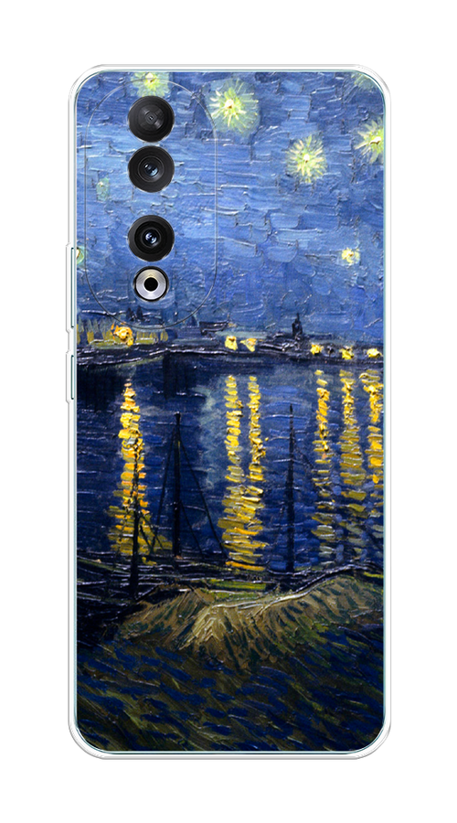 

Чехол на Honor 90 "Звездная ночь над Роной", Синий;желтый, 6121450-1