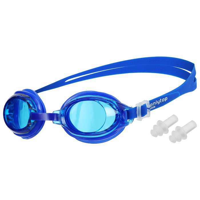 Очки для плавания ONLYTOP детские, синие