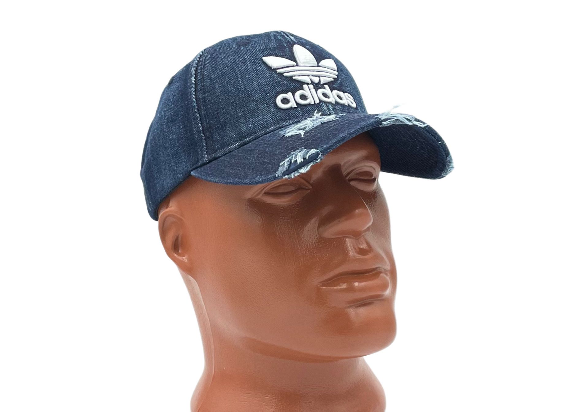 

Бейсболка мужская ADIDAS 95612235778784 джинс синяя, р.56-58, Синий, 95612235778784