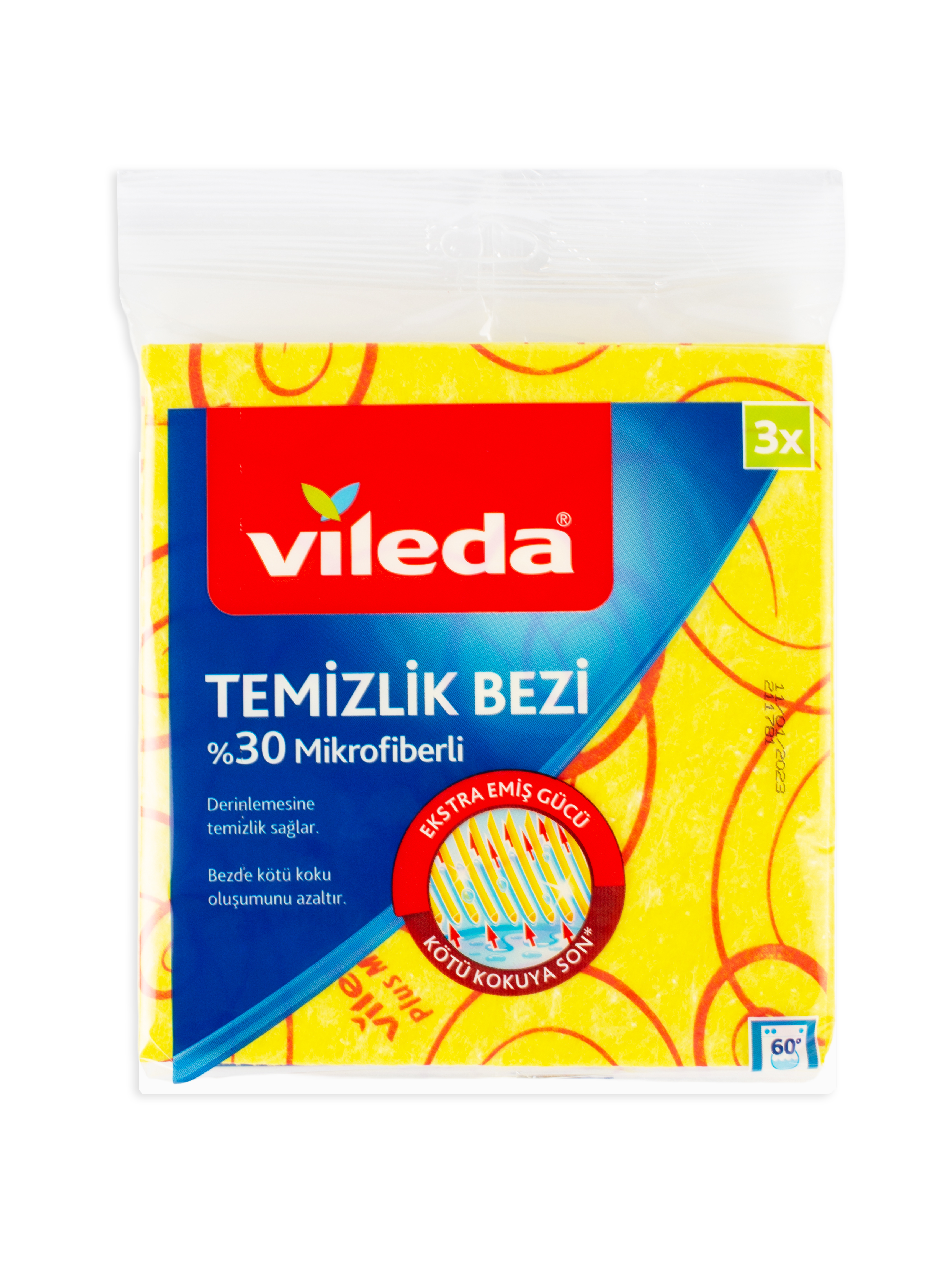 

Салфетки VILEDA вискозные +30% микрофибра 3шт.