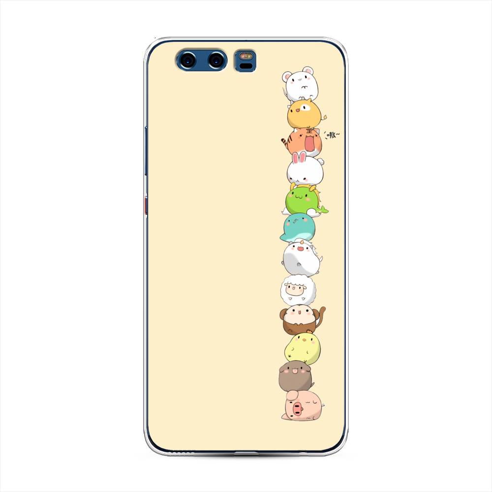 

Чехол Awog на Huawei P10 Plus "Питомцы Чиби", Разноцветный, 62350-2