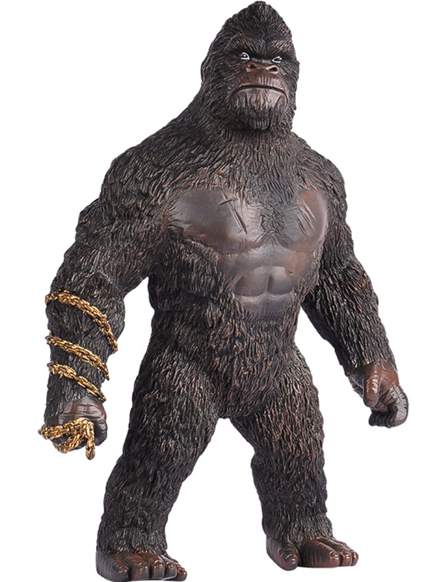 

Фигурка StarFriend обезьяна горилла Кинг Конг с золотой цепью King Kong звук 38 см, обезьяна горилла Кинг Конг с золотой цепью King Kong