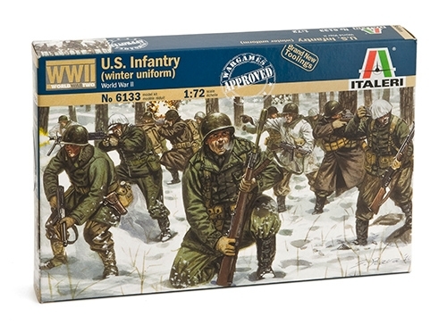 фото Сборная модель italeri 1/72 u.s.infantry (winter unif.) 6133