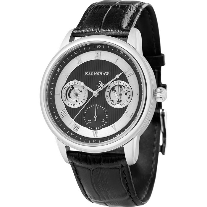 фото Наручные часы мужские earnshaw es-8099-01 черные