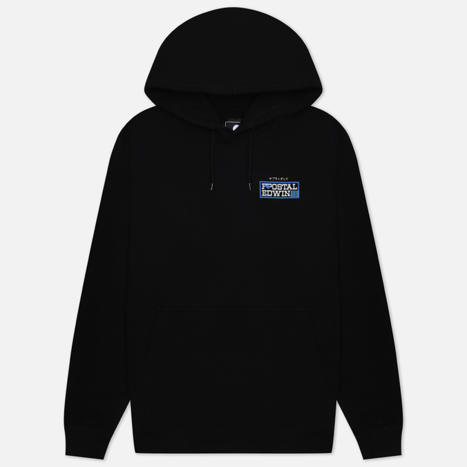 

Мужская толстовка Edwin Postal Hoodie чёрный, Размер M, Черный, Postal Hoodie