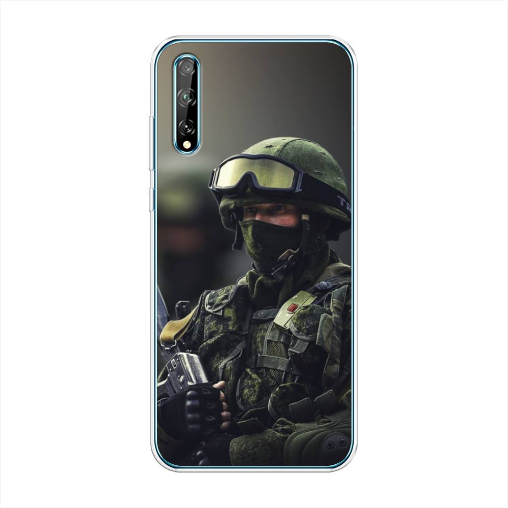 

Чехол Awog на Huawei Y8p "Солдат", Зеленый;серый, 6103450-5