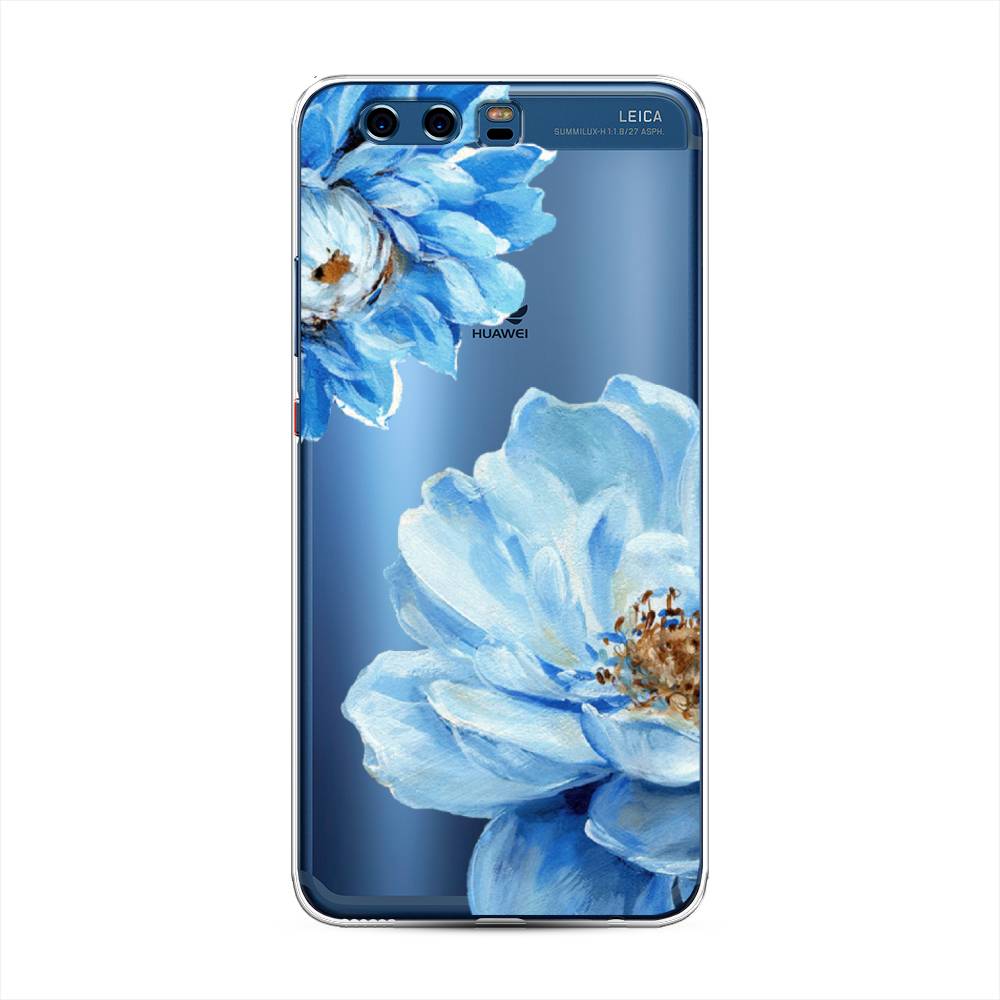 

Чехол Awog на Huawei P10 Plus "Голубые клематисы", Разноцветный, 62350-8