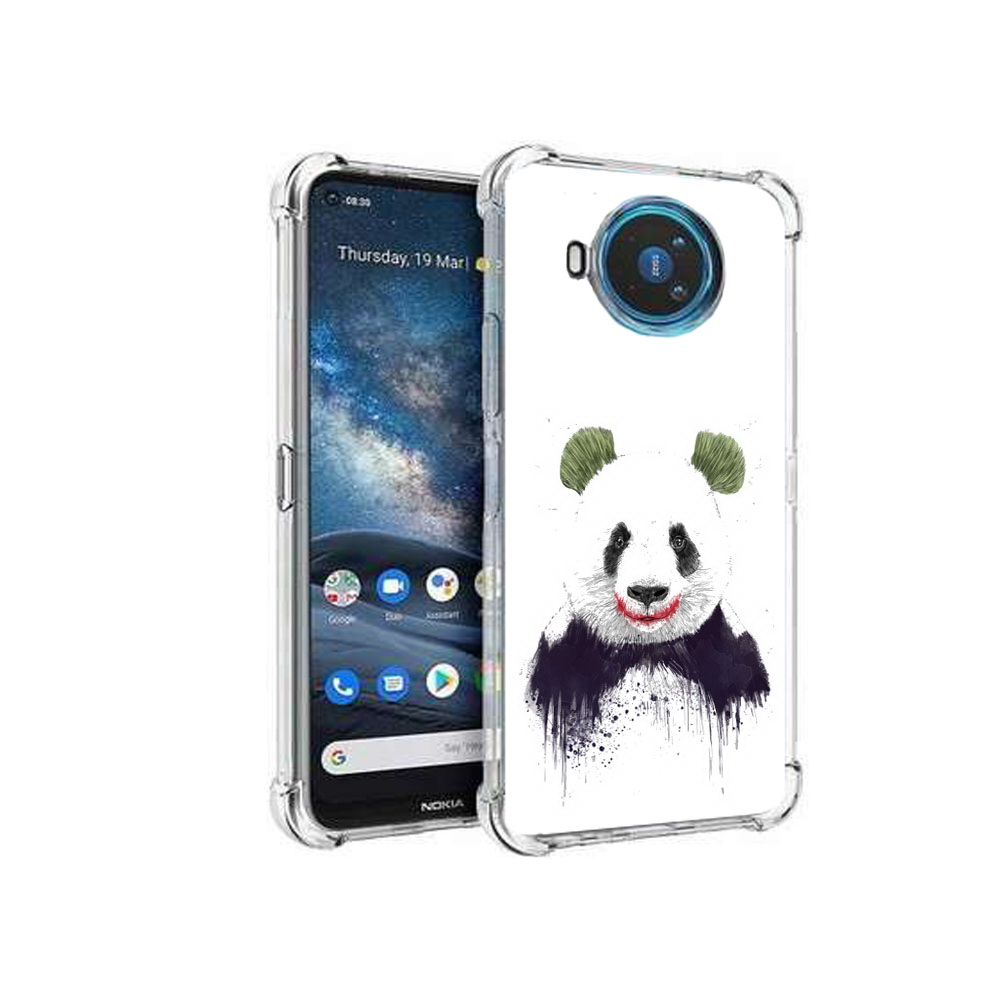 

Чехол MyPads Tocco для Nokia X100 панда джокер (PT227057.109.533), Прозрачный, Tocco