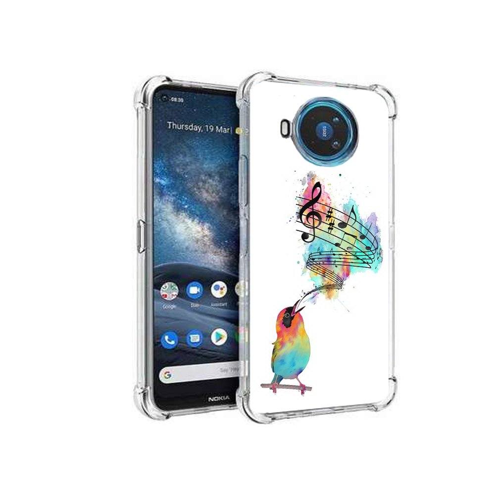 

Чехол MyPads Tocco для Nokia X100 певчая птичка (PT227057.109.536), Прозрачный, Tocco