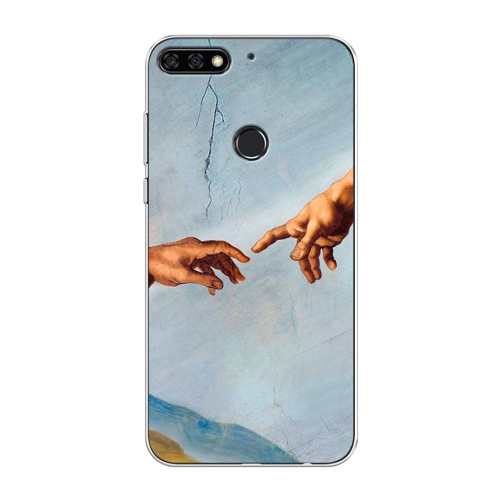 

Чехол Awog на Honor 7C Pro "Сотворение Адама", Голубой;коричневый;серый, 65550-9