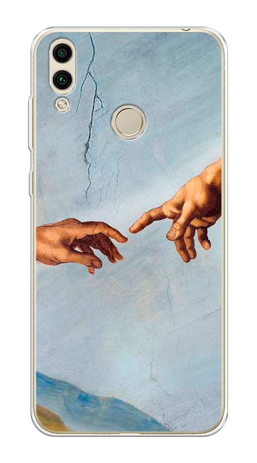 

Чехол Awog на Honor 8C "Сотворение Адама", Голубой;коричневый;серый, 67150-9